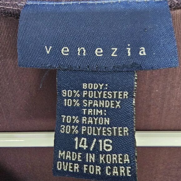 Vintage Venezia Purple Velour Cardigan Goth Dark Academia 14/16 - Picture 9 of 11